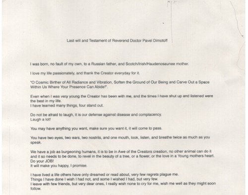 Last Will & Testament